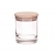 Szklanka z drewnianą pokrywką 250 ml